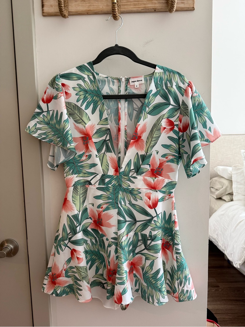 Superdown Karlie Flutter Romper (Medium)